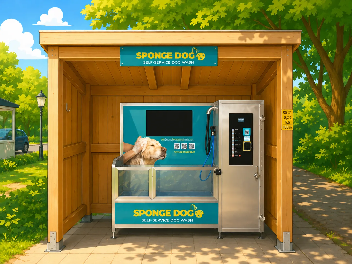 Sponge Dog dogwash Geestmerambacht — Nauertogt 28, Broek op Langedijk